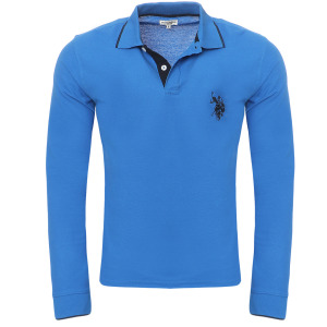 Лонгслив U.S. Polo Assn. PoloShirt Langarm, цвет Royal