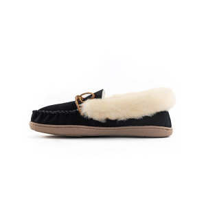 Мокасины Minnetonka Alpinsheepskin, черный