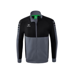 Толстовка Erima Six Wings Worker Full Zip, серый