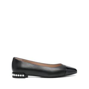 Stuart Weitzman балетки Pearl Flat, черный