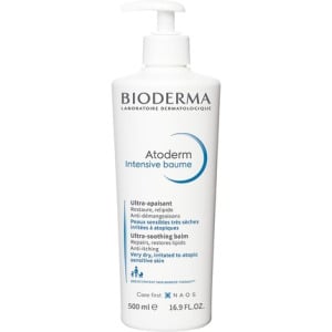 Atoderm Intensiv Balm Ультра-успокаивающий смягчающий крем для очень сухой, зудящей и склонной к экземе кожи Увлажняющий питает Успокаивает Уменьшает зуд 500 мл, Bioderma