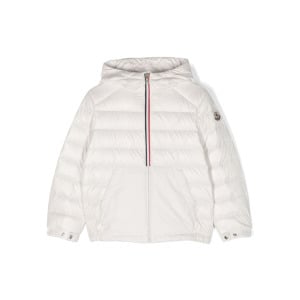 Moncler Enfant пуховик Masserau с капюшоном, белый