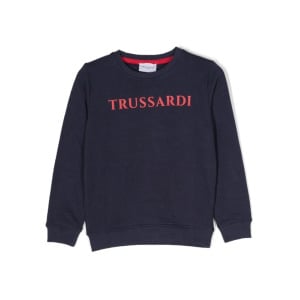 Trussardi толстовка с логотипом, синий