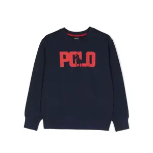 Ralph Lauren Kids толстовка с логотипом Polo Pony, синий