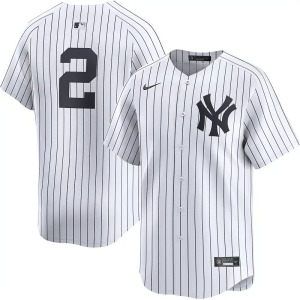 Мужская футболка Nike New York Yankees Derek Jeter #2 White Limited Vapor