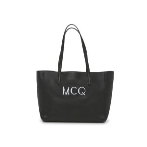 Сумка-тоут Alexander McQueen с логотипом MCQ, черный