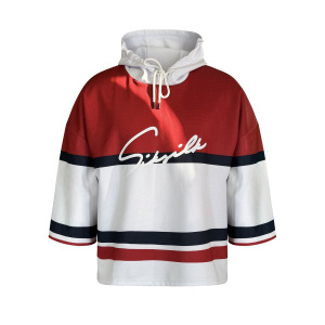 Свитер SikSilk Sweater, цвет Bordeaux/White