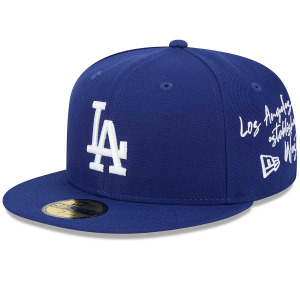 Кепка MLB Los Angeles Dodgers Team Verbiage 59Fifty New Era, темно-синий