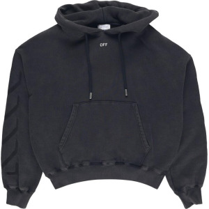 Худи Off-White St. Matthew Oversized 'Black/Grey', черный