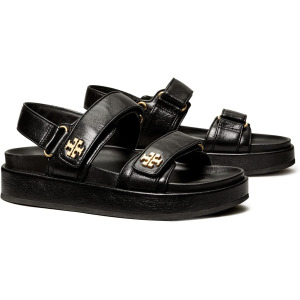 Сандалии на плоской подошве Kira Sport Sandal Tory Burch, цвет Perfect Black