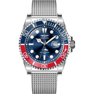 Часы pro diver 47175 43 мм Invicta, серебряный