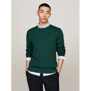 Свитер Tommy Hilfiger Regular Fit, цвет verde bottiglia