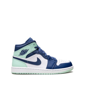 Кроссовки Air 1 Mid Blue Mint Jordan, синий