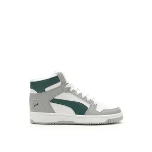 Кроссовки Rebound Layup SL High-Top Sneaker Puma, белый/зеленый