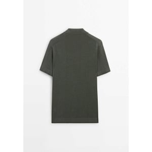 Поло Short Sleeve Massimo Dutti, серый