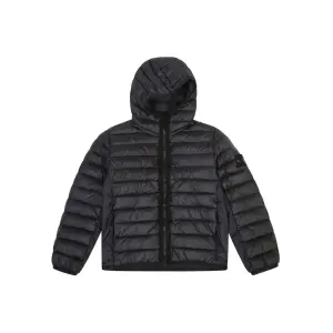 Stone Island Junior куртка на молнии, черный