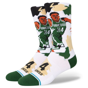 Носки Stance Paint Giannis, белый