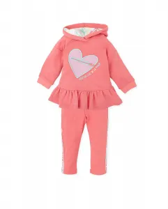 Комплект из толстовки и леггинсов с сердечками Agatha Ruiz de la Prada, розовый