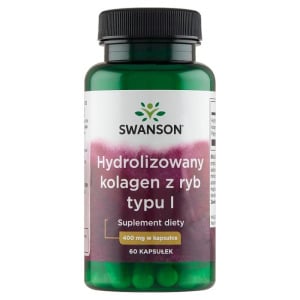 Коллаген Swanson Hydrolizowany Kolagen z Ryb Typu I, 60 шт