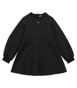 Платье с логотипом Dolce&Gabbana, черный
