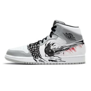 Баскетбольные кроссовки Air 1 Vintage Men Mid-Top Grey/White Jordan