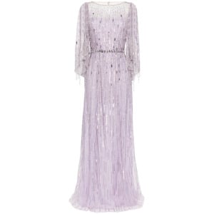 Jenny Packham платье Rhapsody с пайетками, фиолетовый