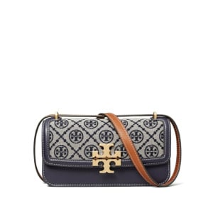 Tory Burch маленькая сумка через плечо T Monogram Eleanor, синий