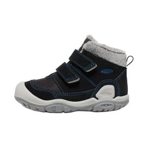 Кроссовки KEEN Kids Outdoor Shoes GS Mid-top Black/Mykonos Blue, черный/синий