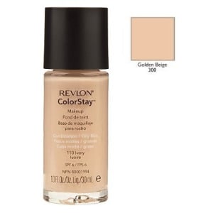 Тональный крем для комбинированной и жирной кожи, 300 Golden Beige, 30 мл Revlon, ColorStay