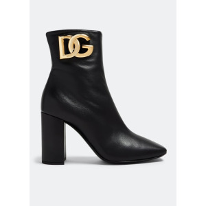 Ботинки Dolce&Gabbana Leather Ankle, черный