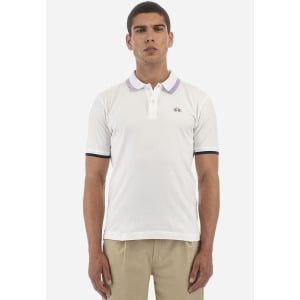 Поло SHORT-SLEEVED POLO SHIRT La Martina, крем