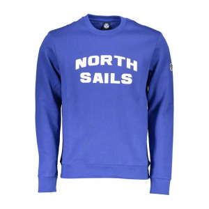 Мужской пуловер North Sails Chic с круглым вырезом, синий