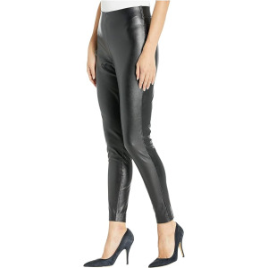 Брюки Vince Camuto Stretch Pleather Pull-On Pants, цвет Rich Black