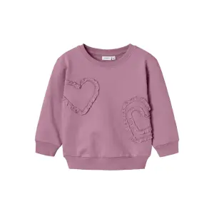 Толстовка Name It «NMFNALA NREG SWEAT BRU», цвет Mauve Orchid