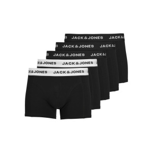 Боксеры Jack & Jones Trunks 5er Pack Solid, черный