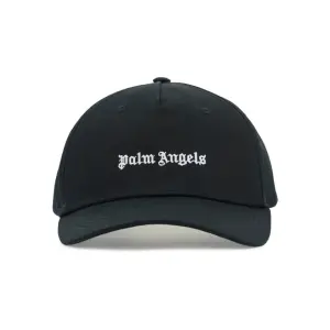 Бейсболка с вышитым логотипом Palm Angels, черный