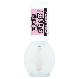 Верхнее покрытие Crazy Glitter Top Coat, 7 мл, оттенок 030 Be Crazy 'N' Don'T Pink Twice!, Miss Sporty