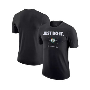 Мужская черная футболка Boston Celtics Just Do It Nike, черный