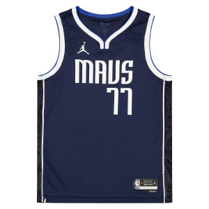 Джерси Swingman NBA Dallas Mavericks Dri-Fit Statement с Лукой Дончичем Nike, цвет College Navy