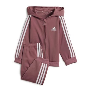 Спортивный костюм Adidas Sportswear Essentials Shiny Hooded, красный