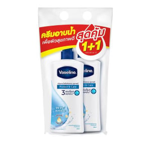 Vaseline Healthy Plus Гель для душа Protect Care, 400 мл, двойная упаковка,  Blue