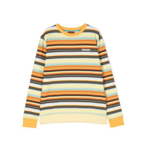 Missoni Kids джемпер в полоску, желтый