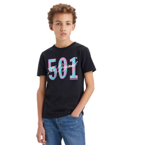 Футболка t-shirt 501 original per ragazzi Levi'S, черный