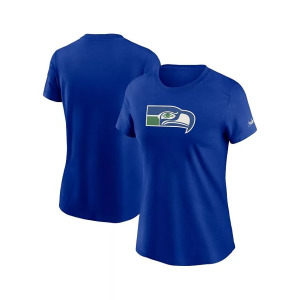 Женская футболка с логотипом Royal Seattle Seahawks Primary Nike, синий