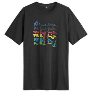 Футболка Paul Smith Distorted Logo T-Shirt, черный