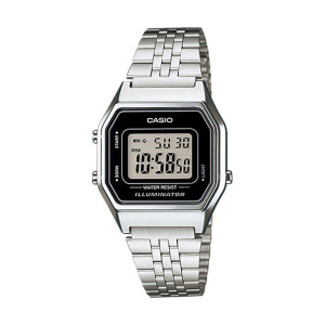 Часы CASIO Quartz Waterproof Silver Digital, цвет silver