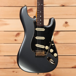 Электрогитара Fender Custom Shop Limited 1965 Dual-Mag Stratocaster Journeyman Relic - Faded/Aged Charcoal Frost Metallic - CZ571255 - PLEK'd