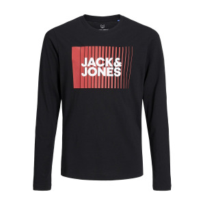 Лонгслив Jack & Jones, черный