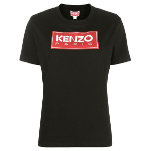 Kenzo футболка с логотипом, черный