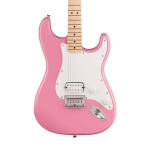 Электрогитара Squier Sonic Stratocaster HT H Maple Fingerboard White Pickguard Flash Pink